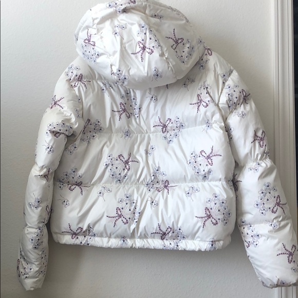 Coach jacket short puffer size M Hooded water resistant. - Picture 5 of 15